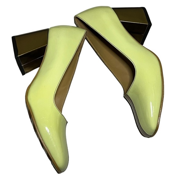 John Fluevog Tasty Vogs Lucienne Two-Tone Mod Pump Women Size 8.5 - Picture 4 of 12